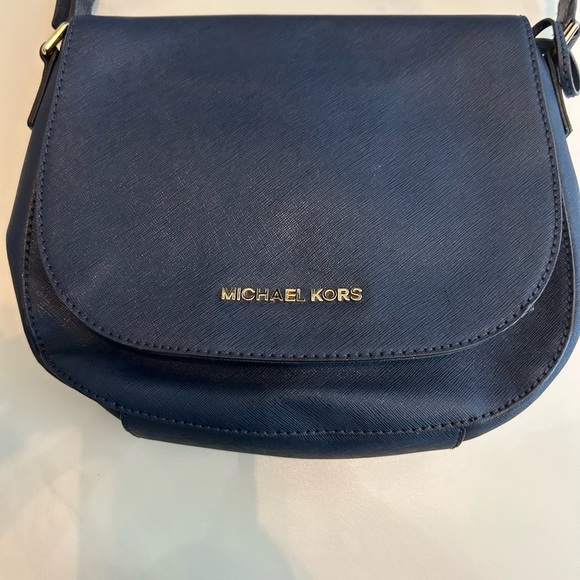 Michael Kors Dark Blue Crossbody Bag - Picture 2 of 10